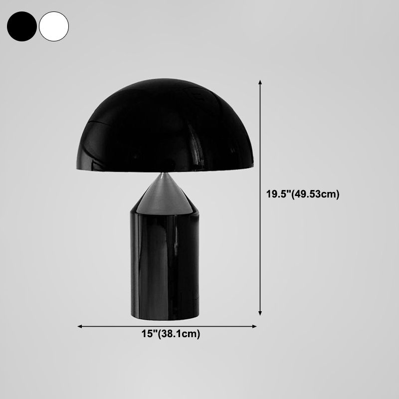 Round Shape Metal Table Lamp Modern Style 1-Light Table Lamp Fixtures