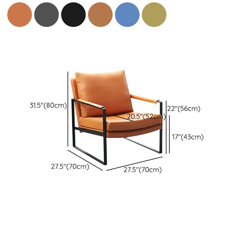 Upholstered Lounge Chair Arms Included Chair for Living Room