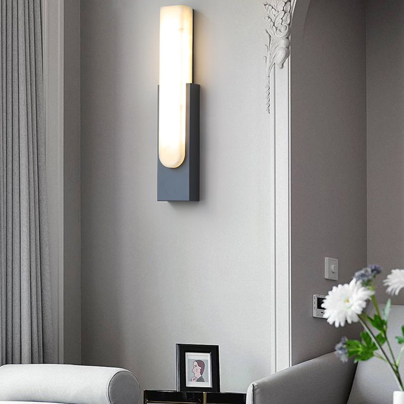 Modern Simple Shape Wall Mounted Light 1 Light Wall Sconce for Home