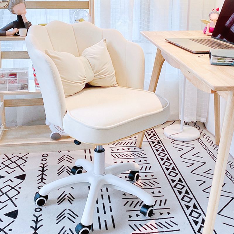 Armless Desk Chair Modern No Distressing Ergonomic Office Chair