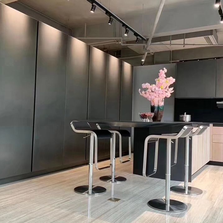 Industrial Backrest Bar Stool Adjustable Height Counter Stool for Bristol