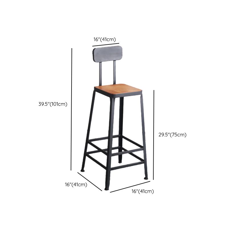 Modern Bar Table Set 1/6 Pieces Solid Wood Counter Height Set for Indoor