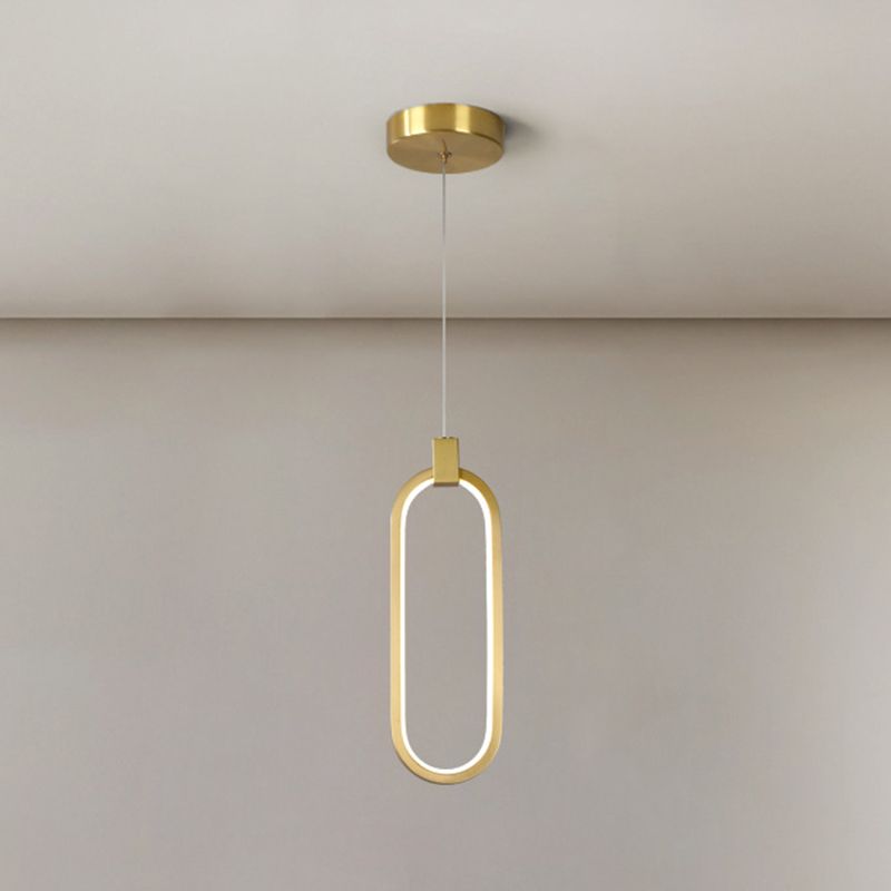 Apparecchi di illuminazione a sospensione circolare Postmoderna Luce sospesa in stile lusso