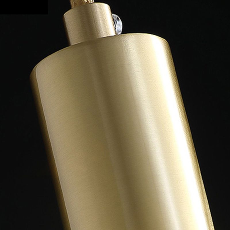 1 suspension géométrique légère pendentif de style moderne lampe à suspension en cristal