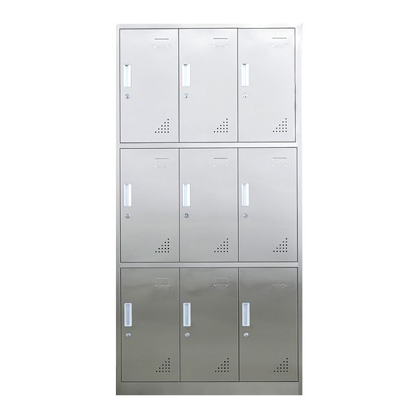 Metal Industrial Cabinet for Bathroom Steel Storage Cabinet with Hinged Door