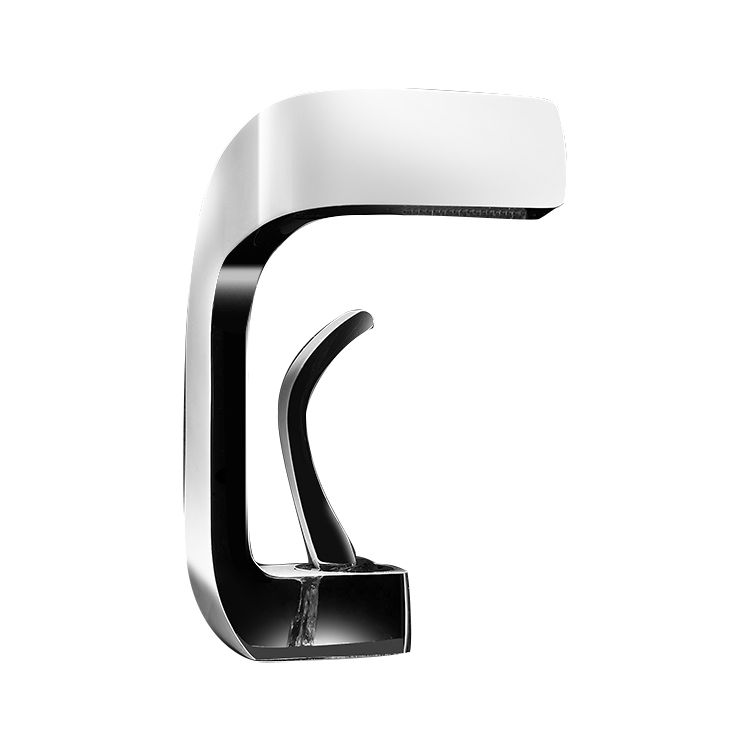 Unique Faucet Bathroom Waterfall Spout Lever Handle Single Hole Faucet