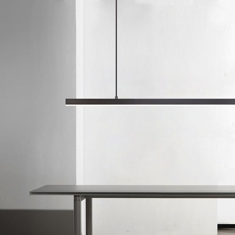 Nordic Simple Modern Style LED Hanging Island Pendant Light for Dining Room Office