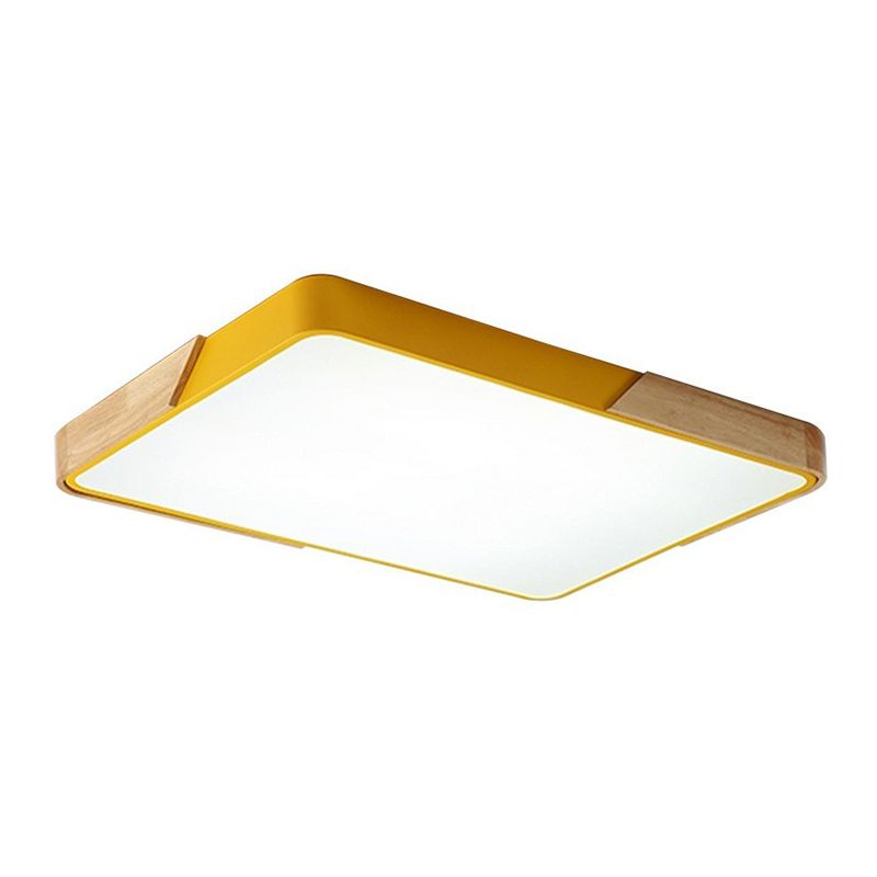 Plafoniera da incasso rettangolare minimalista a LED da incasso per soggiorno