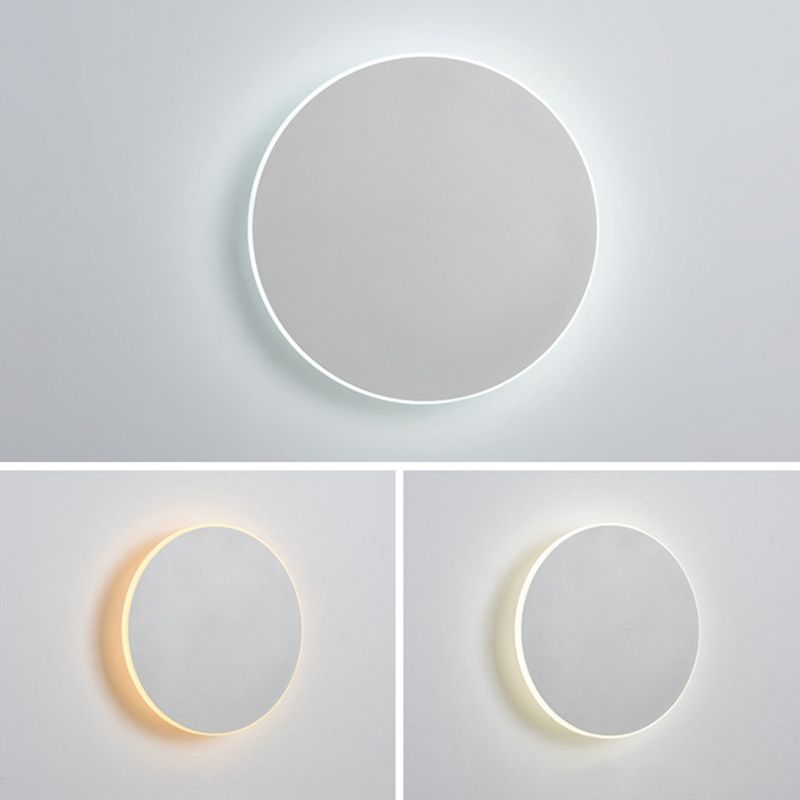 LED Atmosphere Wall Mount Lamp Minimalism Circle Shape Sconce Light for Bedroom Living Room