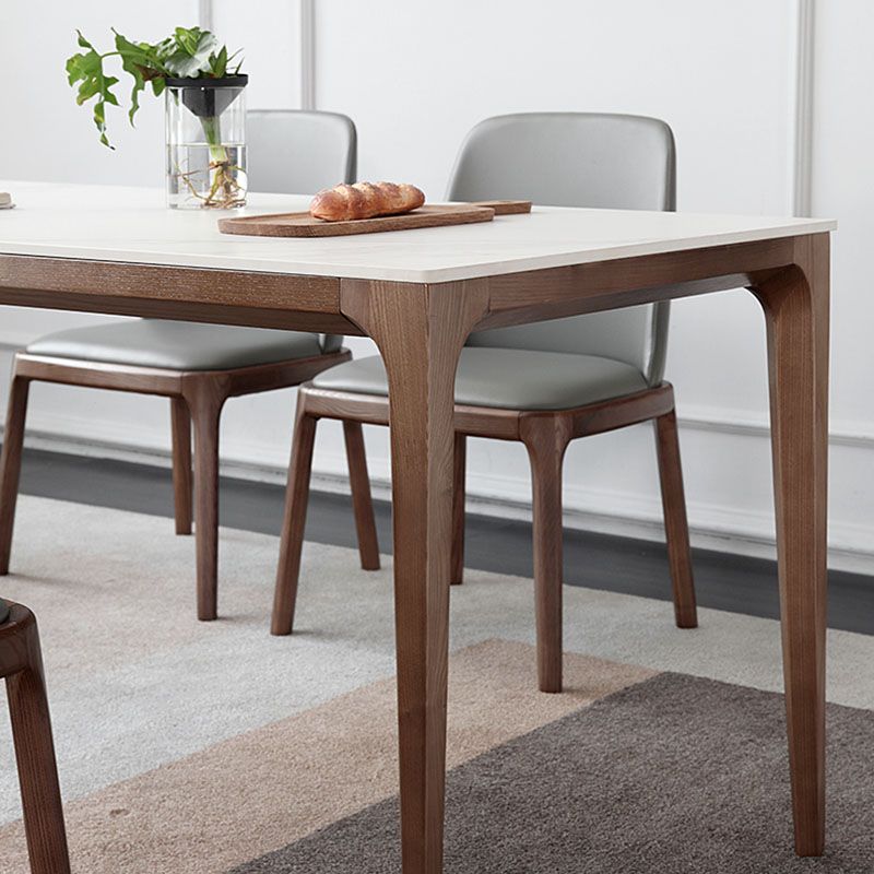 Minimalist 1/4/5/7 Pieces Sintered Stone Dining Room Set Dining Chairs Set for Kitchen