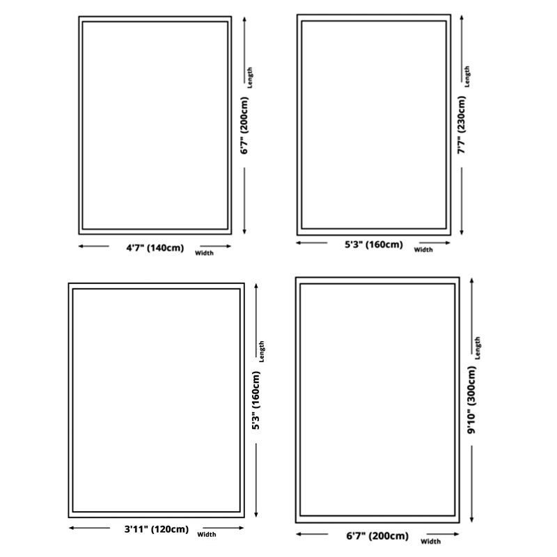 Tapis d'intérieur moderne de couleur Mélange Polyester Encre Bloolage Tapis de support sans glissement pour décoration domestique