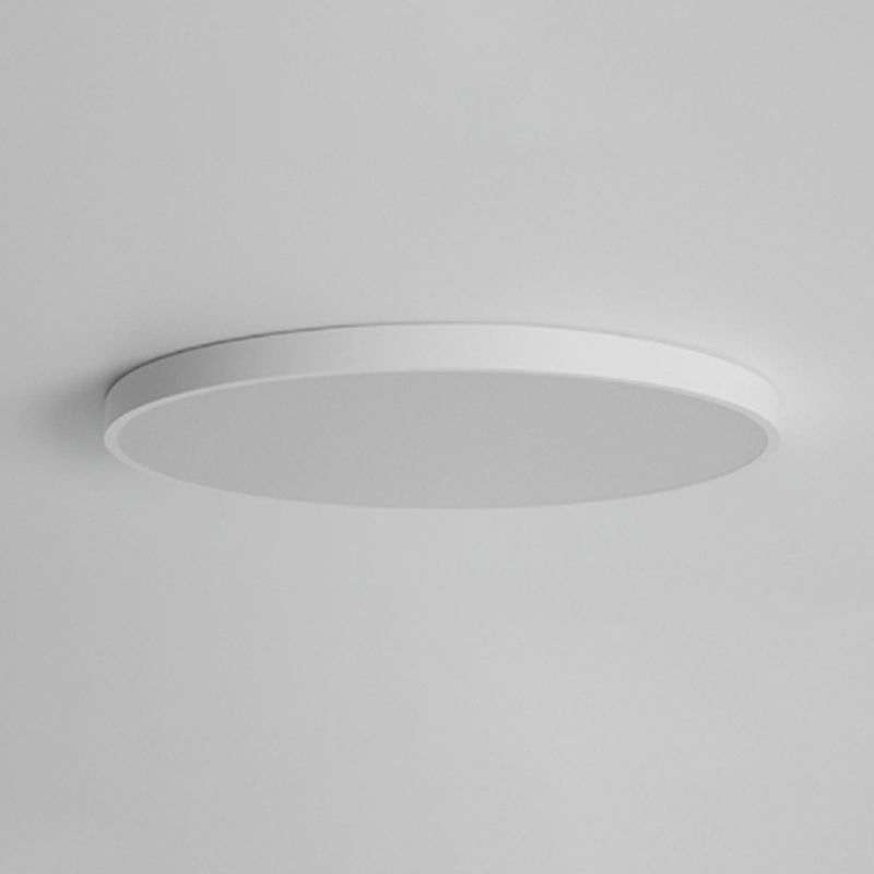 LED Flush Mount Lighting Post Modern White Ceiling Light for Foyer