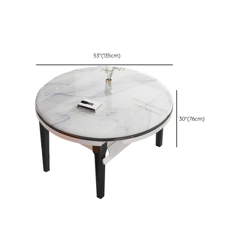 Glossy White Dining Table Set 1/7 Pieces Dinette Set with Chairs