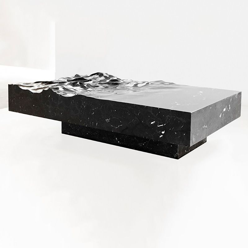 Single Modern Pedestal Plastic 1 Coffee Or End Table for Bedroom