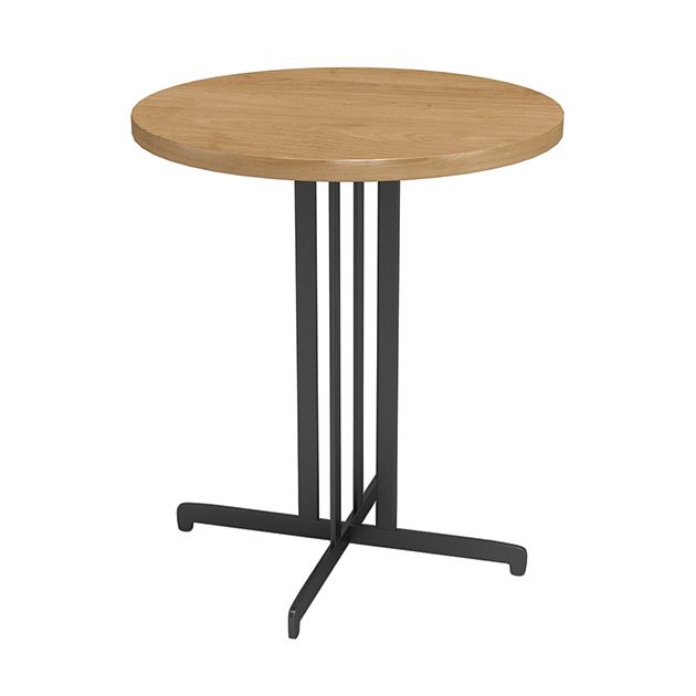 Colección de comedor de estilo industrial Mesa de comedor de madera maciza para el hogar