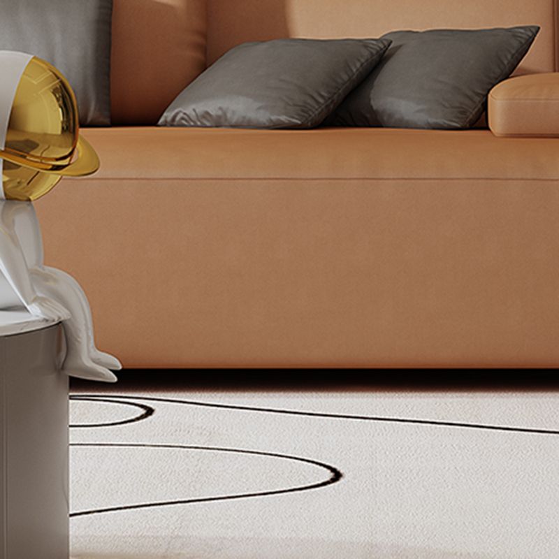 Übergangs modernes fleckbeständiges Sofa mit Störkissen 25,6 "H Square Arm Sofa