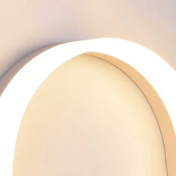 Moderne Stil runde Wandlampen Holz 1 Licht Wandbeleuchtung