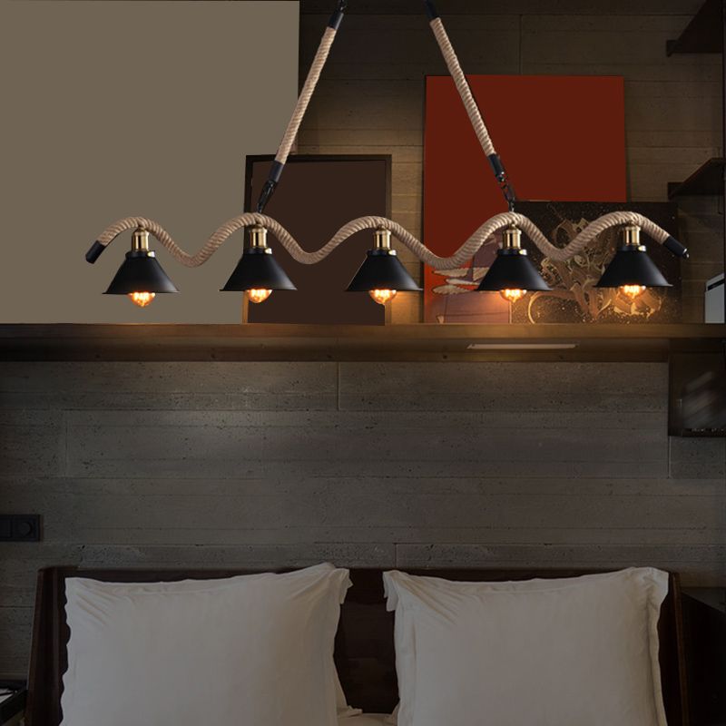 Industrial Island Lighting Cone Ceiling Light for Restaurant