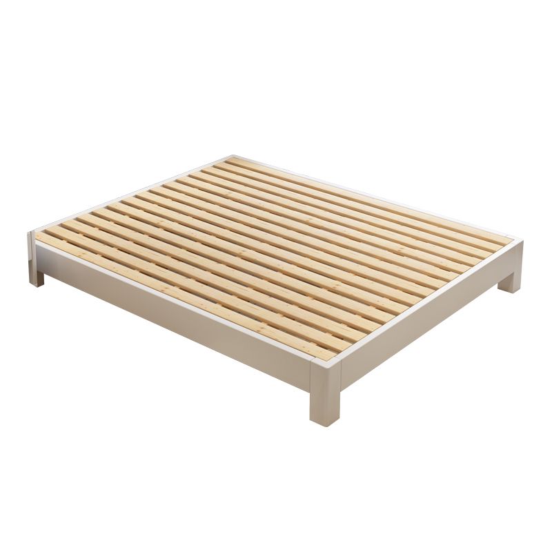 Contemporary Solid Color Wooden Bed Frame 9.84 " H Tatami Bed