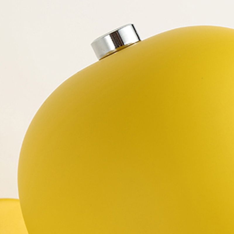 Macaron Dome Shade Wall Sconce Iron 1 Light Sconces for Bedroom