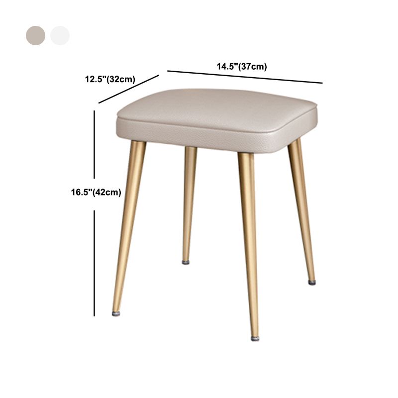 Contemporary Wood Makeup Vanity Set 2-Drawer Dressing Table With Mirror