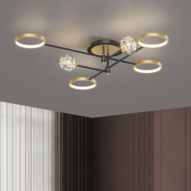 Modernist Flush Mount Fixture Gypsophila LED Flush Ceiling Light Fixtures