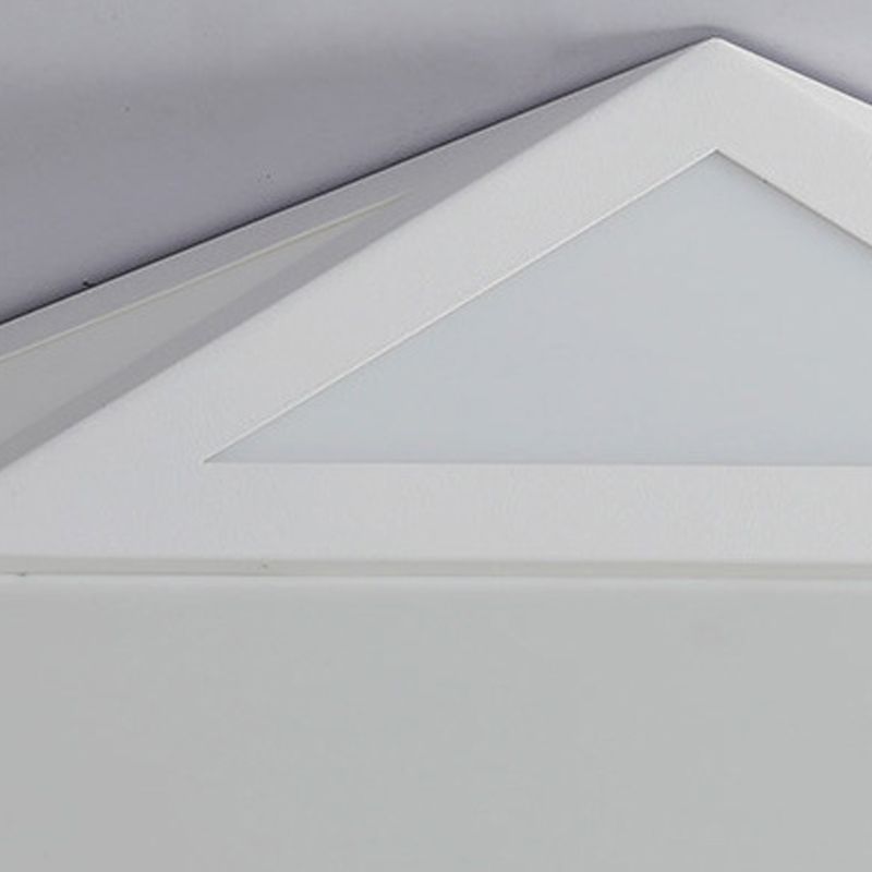 Metal Geometric Flushmount Ceiling Lamp Nordic Style LED Flush Mount Lighting for Bedroom