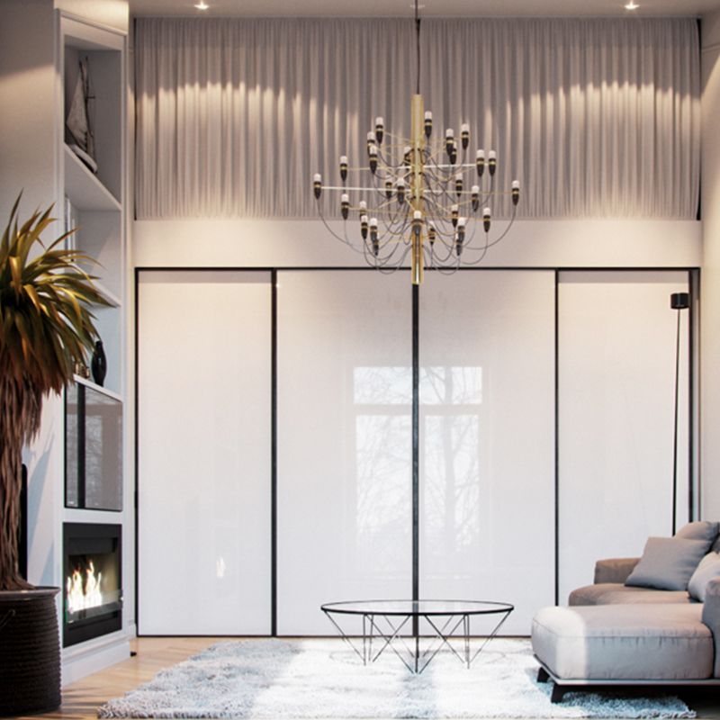 Sputnik Chandelier Industrial Style Multi Light Pendant for Living Room