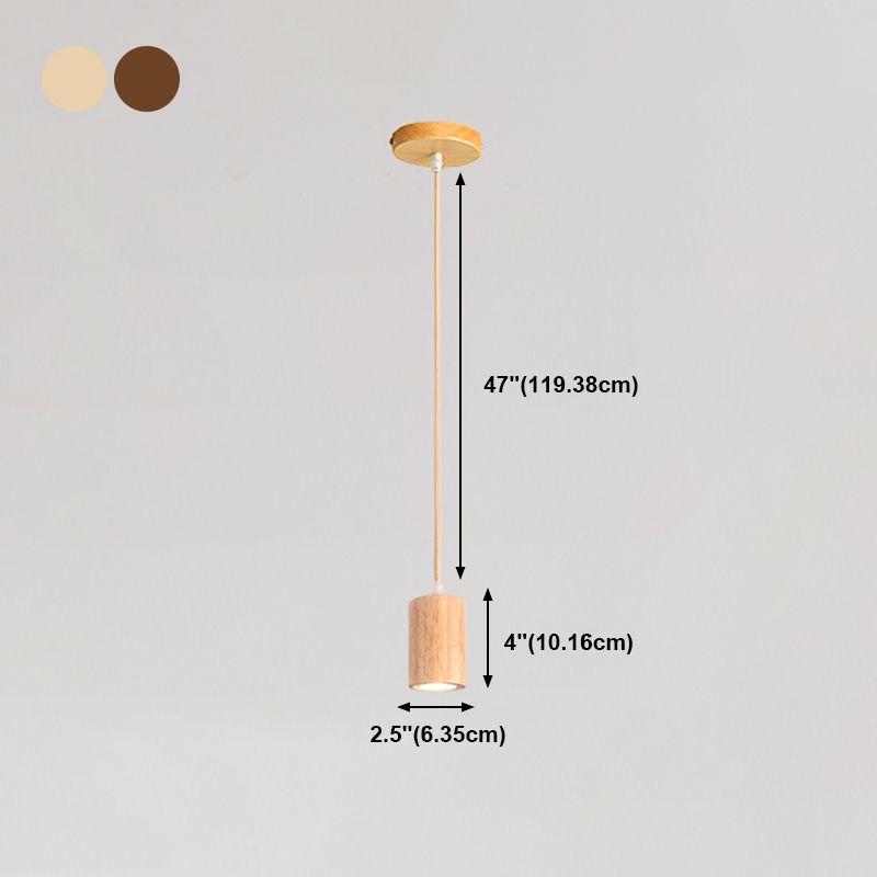 Pendentif en forme géométrique Light Nordic Wood suspension pour le salon