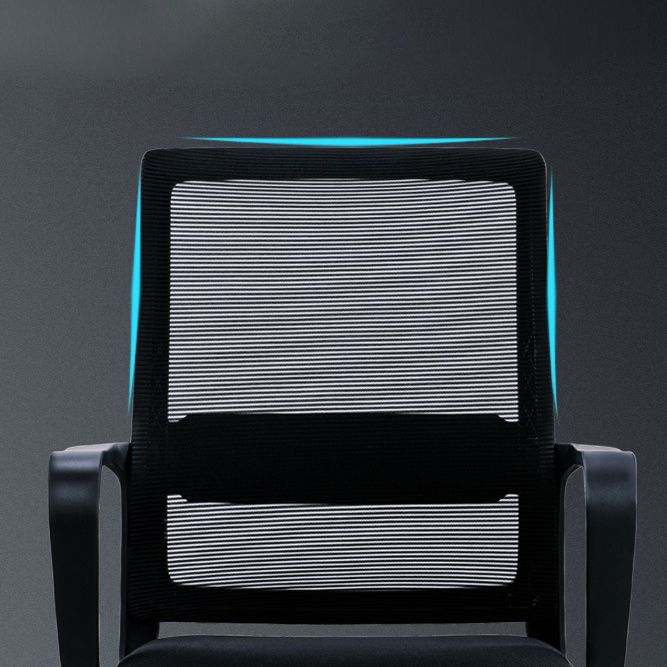 Modern Desk Chair Mesh Ergonomic Chair High-Back Chair with Wheels
