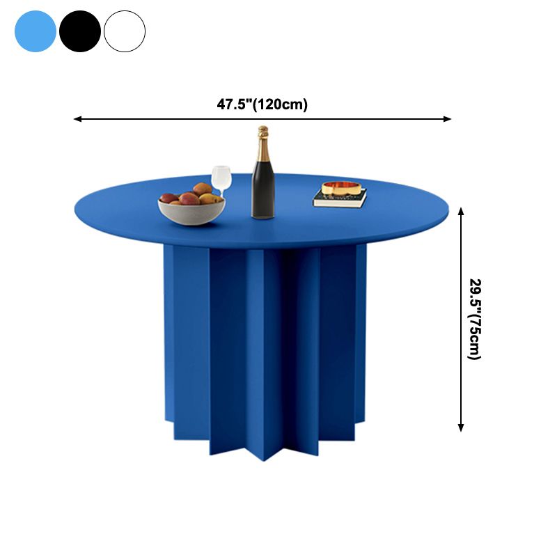 Moderner Standard-Küchen-Esstisch, runder Holz-Esstisch mit Sockel