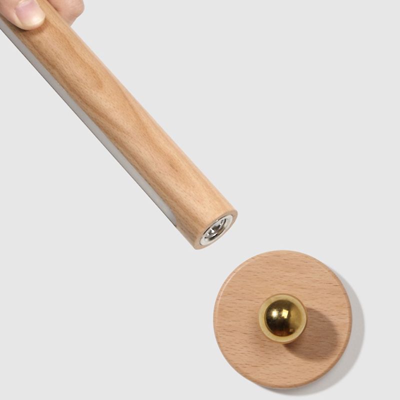 Rotabile 1 tubi chiari Luci di applique da parete Prontoni in legno moderno per camera da letto