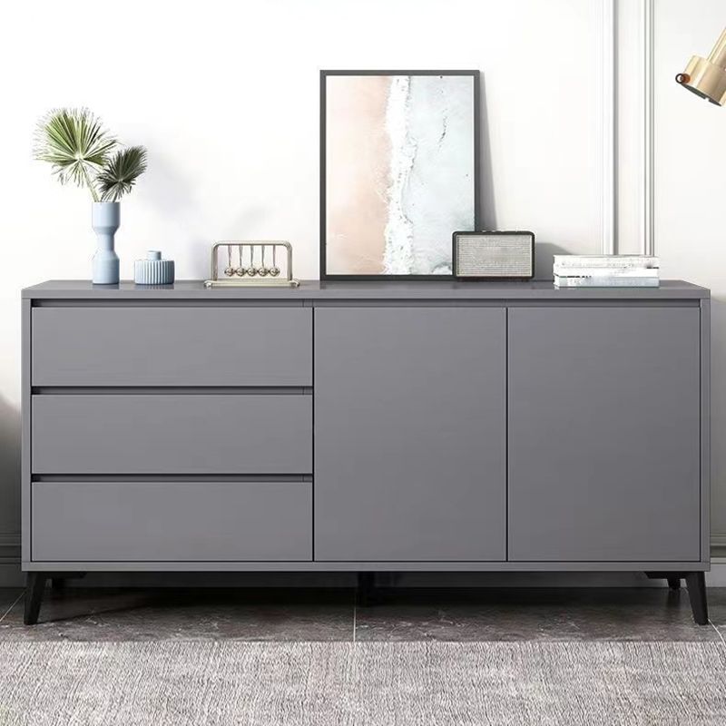 Stain Resistant Storage Cabinet Wood Side Cabinet with Drawer