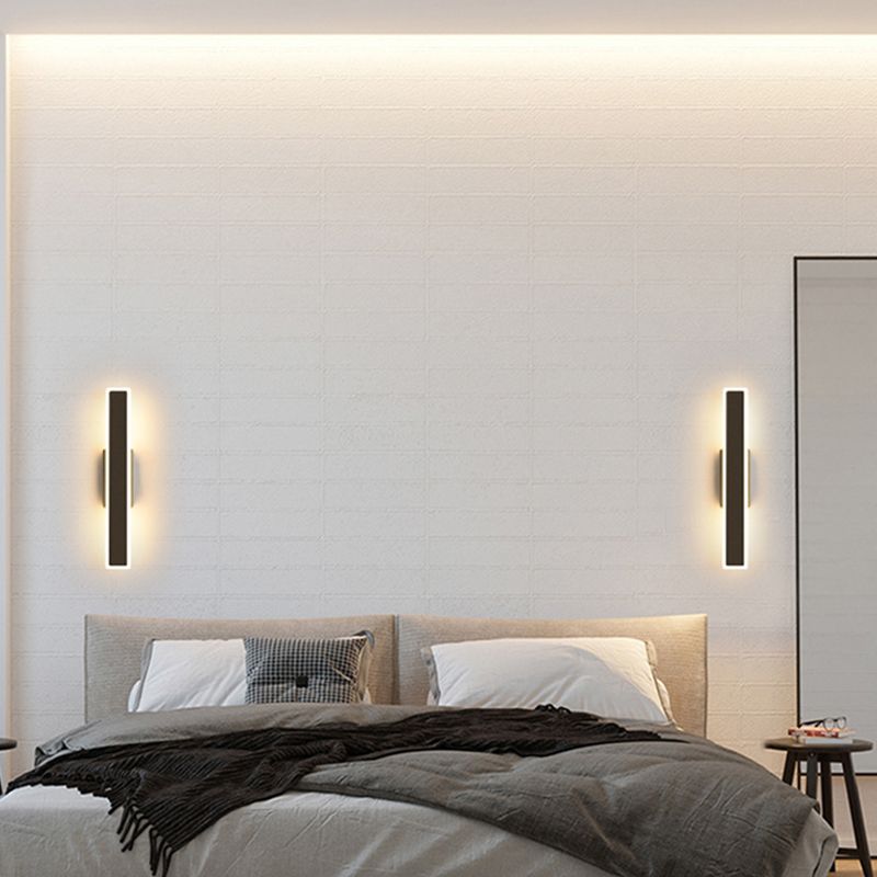 Forme de rectangle Lumières murales en métal moderne luminaires muraux de style moderne