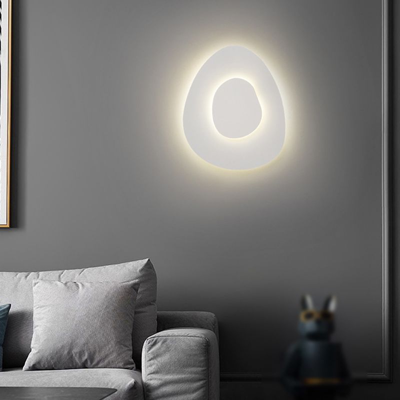 2-Light Geometric Wall Lamp Modern Metal Sconce Light for Bedroom