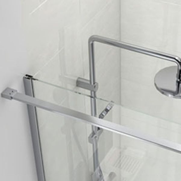 Frameless Transparent Fixed Glass Panel Scratch Resistant Fixed Glass Panel