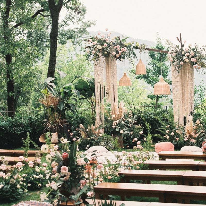 1 Light Modern Style Pendant Lamp Rattan Hanging Lamp Fixture for Living Room