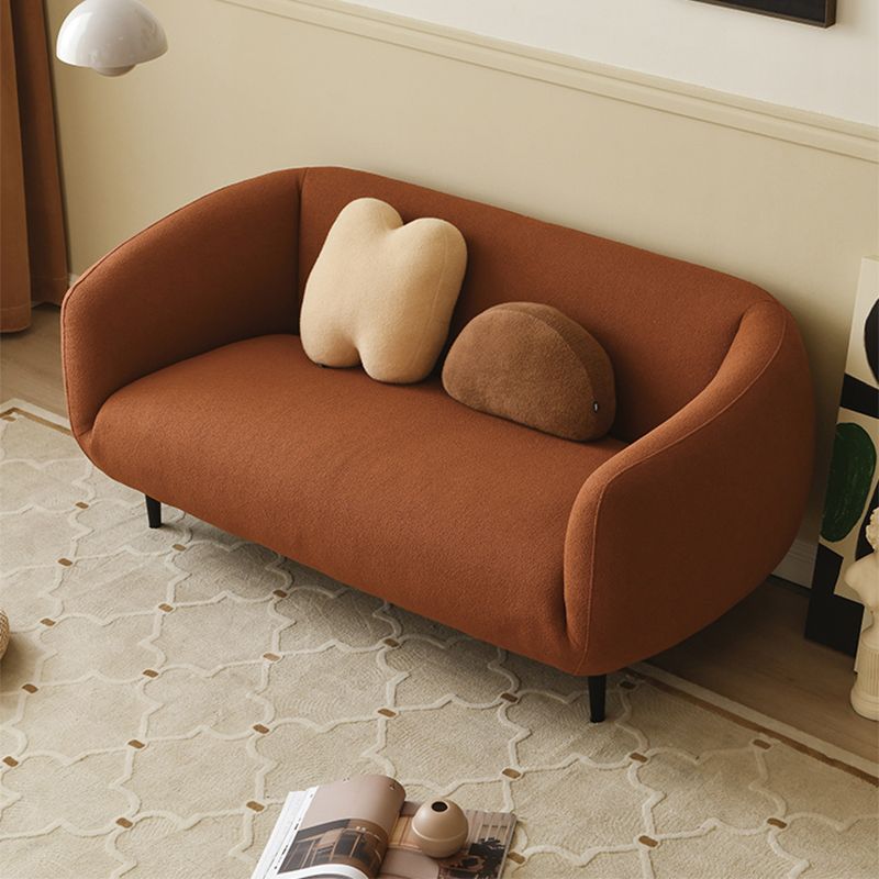 Wool Tuxedo Arm Sofa 31.49" Wide Modern Sofa for Living Room