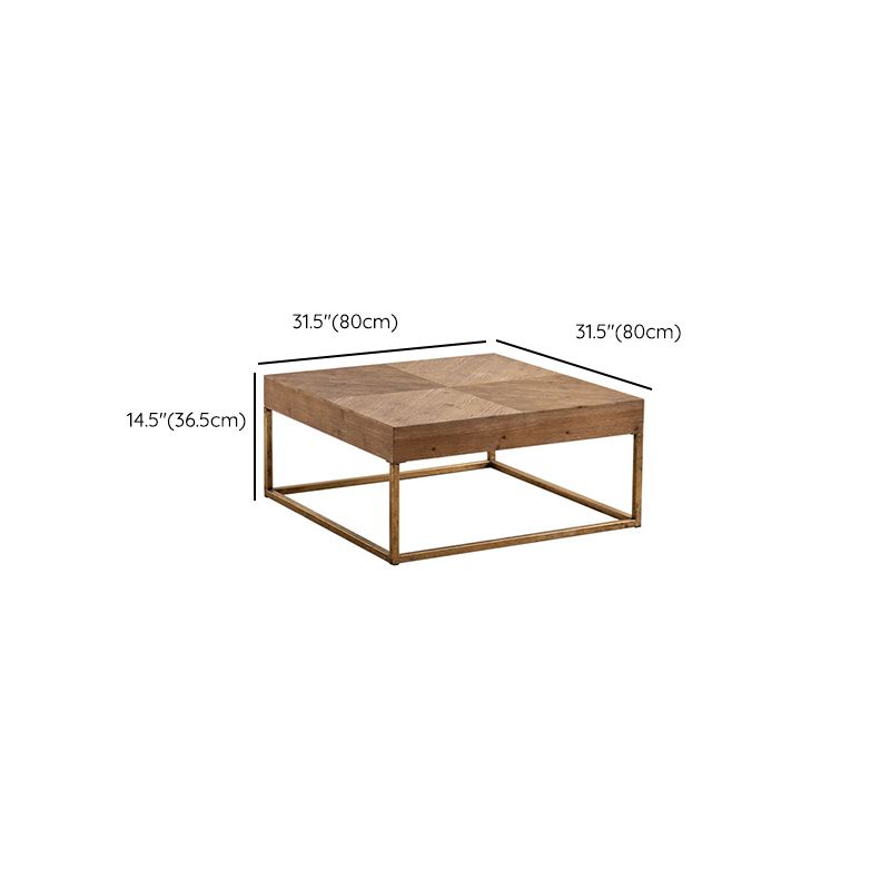 Contemporary Wooden Distressed Cocktail Table Light Wood Coffee Table