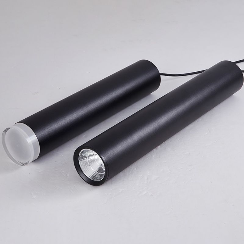 Moderne Röhren Anhänger Beleuchtungskörper Acryl 1 leichte Hanglampen für Esszimmer