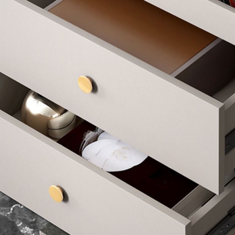 23.62" Wide Wood And Metal 1 - Door Accent Cabinet, 2 - Drawer Accent Cabinet - Wood