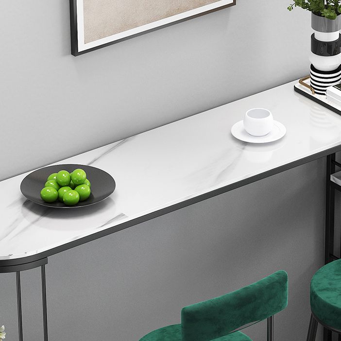 Industrial 1/2/3 Pieces Bar Table Set Stone Counter Table with High Stools