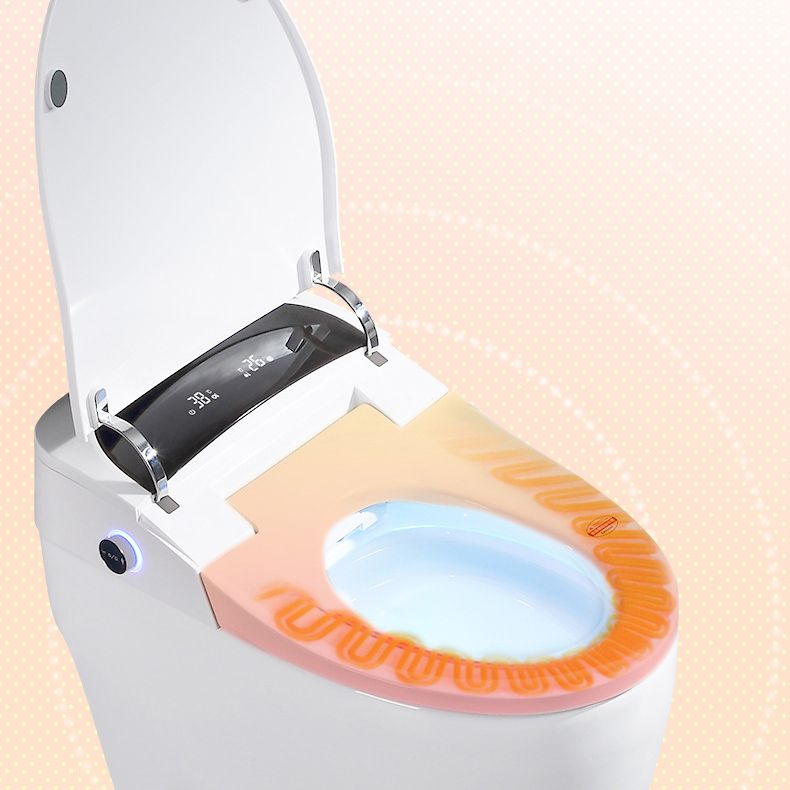 Modern One Piece Toilet Floor Mounted Toilet Bowl with Seat for Washroom