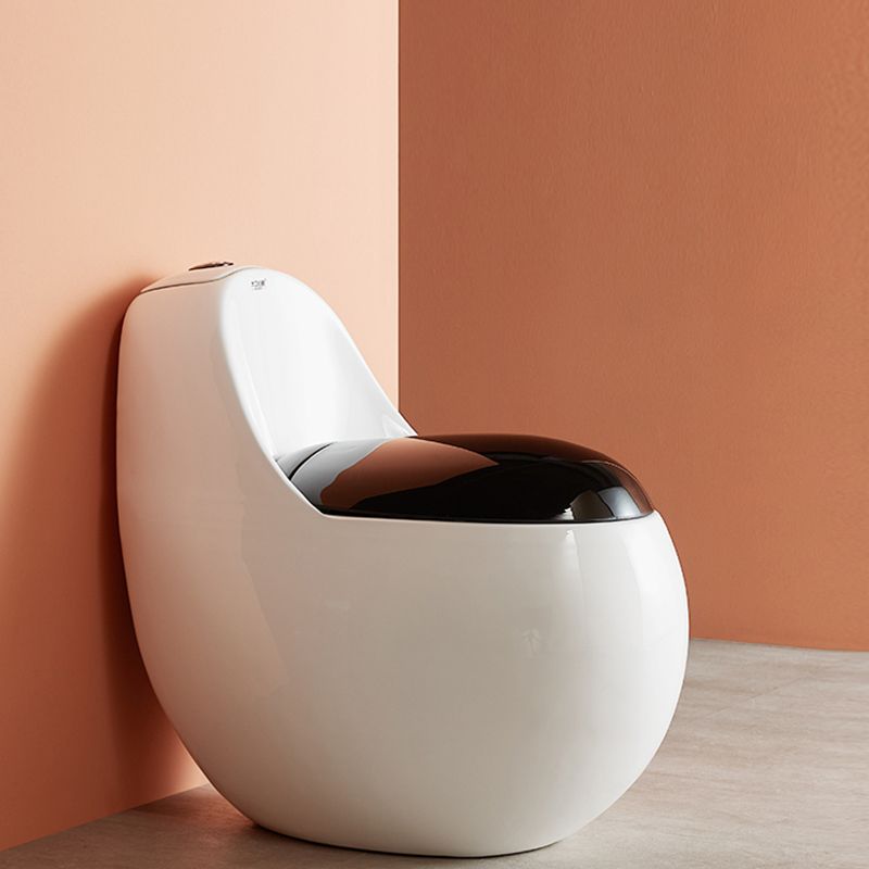 Contemporary Toilet Bowl One Piece Skirted Urine Toilet with Seat