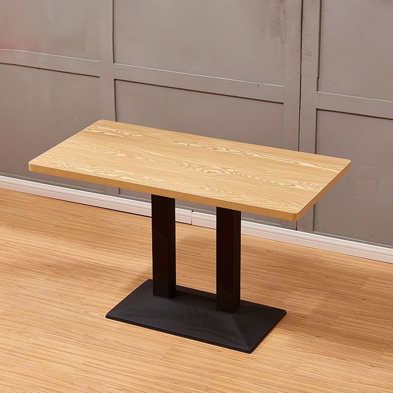 Modern 1/3/4/5 Pieces Dining Set Geometry Wood Dining Table Set for Dining Room