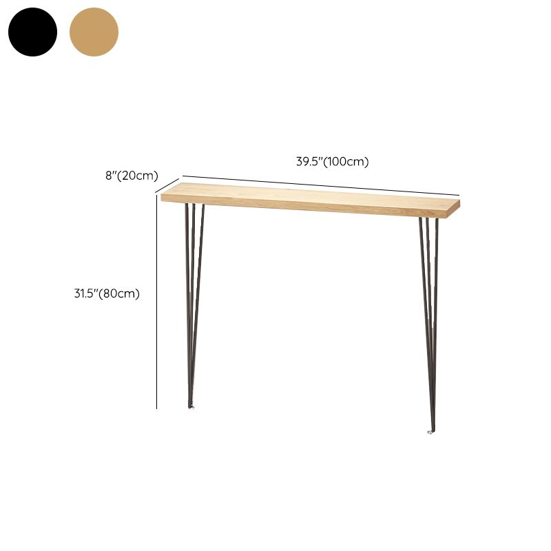 Rectangle Shape Contemporary Console Table Natural Console Sofa Table