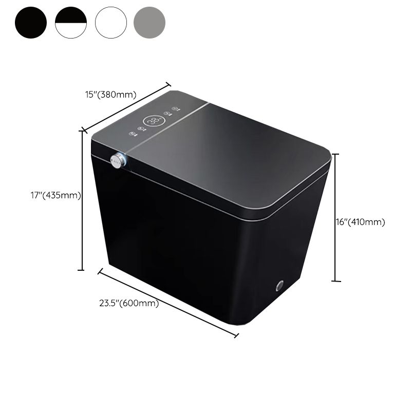 Modern Ceramic Flush Toilet Heated Seat Included Urine Toilet for Bathroom