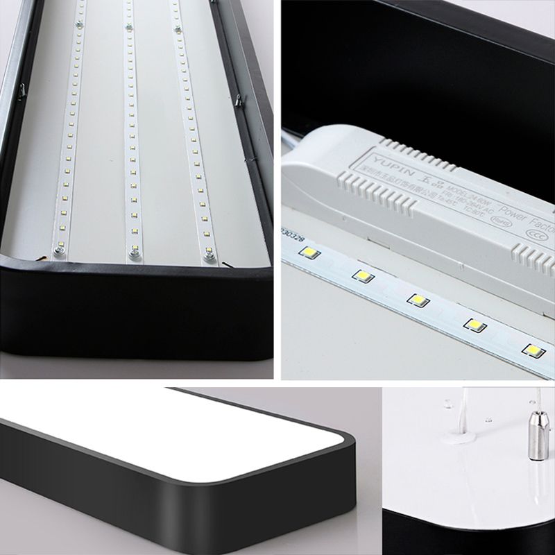 Aluminium LED Flush Mount MODERN MODRY LIGHT PLACIER LIGHT DIMINATION POUR OFFICE