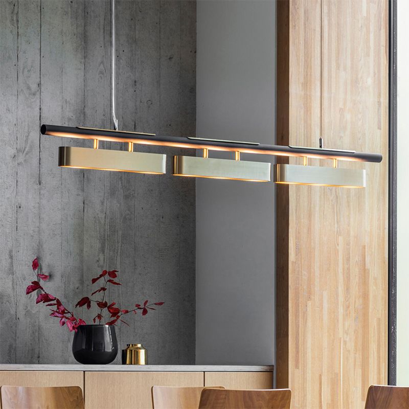 Modern Kitchen Pendant Lights Stainless Steel Island Light in Black and Gold