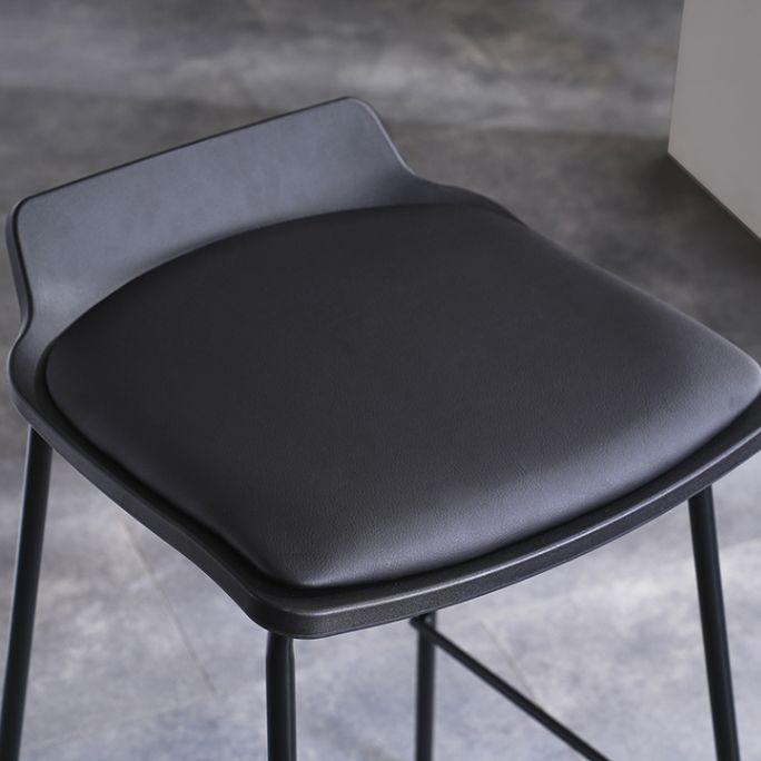 Industrial Style Metal Bar Stool Footrest Counter Stool for Restaurant